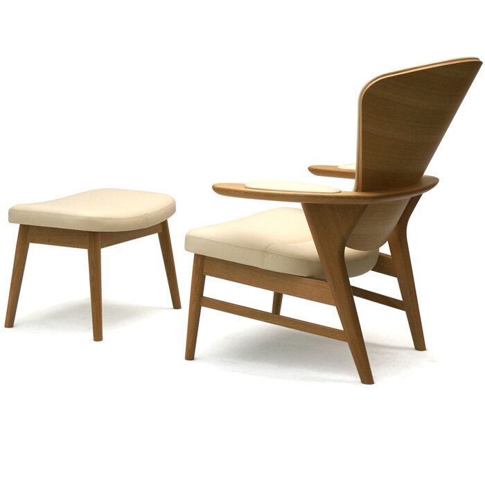 Awaza Lounge Chair & Ottoman｜LIVING DESIGN CENTER OZONE